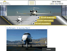 Tablet Screenshot of jetinsiders.com